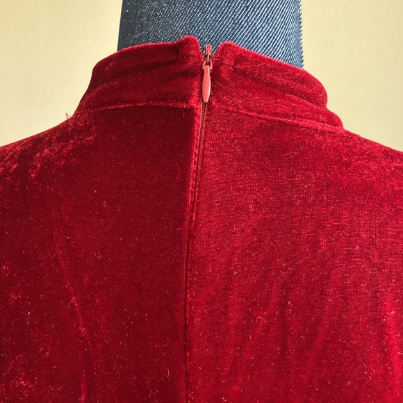 3/$20 Velvet Dress L - Picture 4 of 6